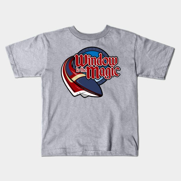 Modern WTTM Monorail Logo Kids T-Shirt by The Window to the Magic Podcast